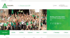 Desktop Screenshot of greensmps.org.au