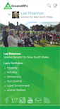 Mobile Screenshot of lee-rhiannon.greensmps.org.au